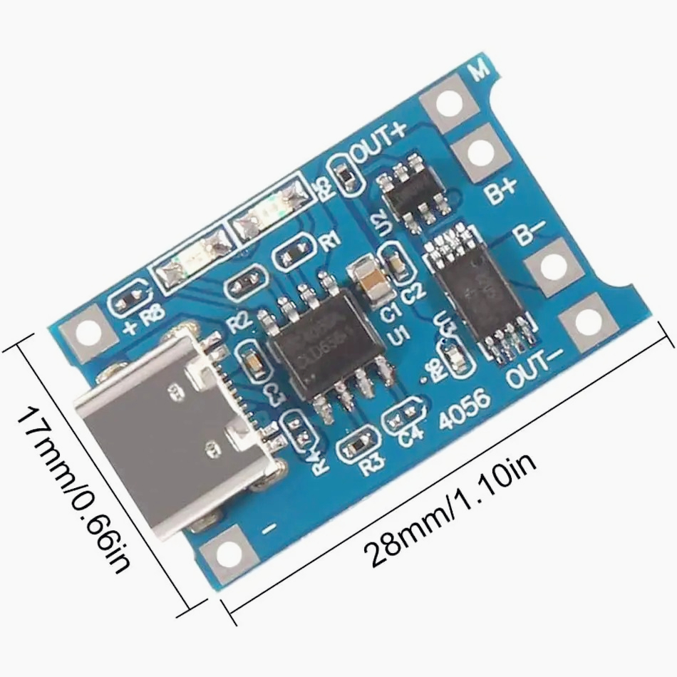 Tp4056 Module - 10/20 adet 5V 1A 18650 Lityum