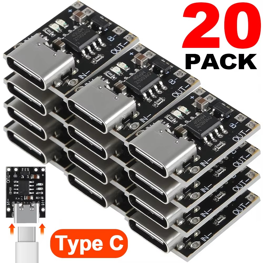 Tp4056 Module - 1-20 adet TP4056 3.7V lityum pil