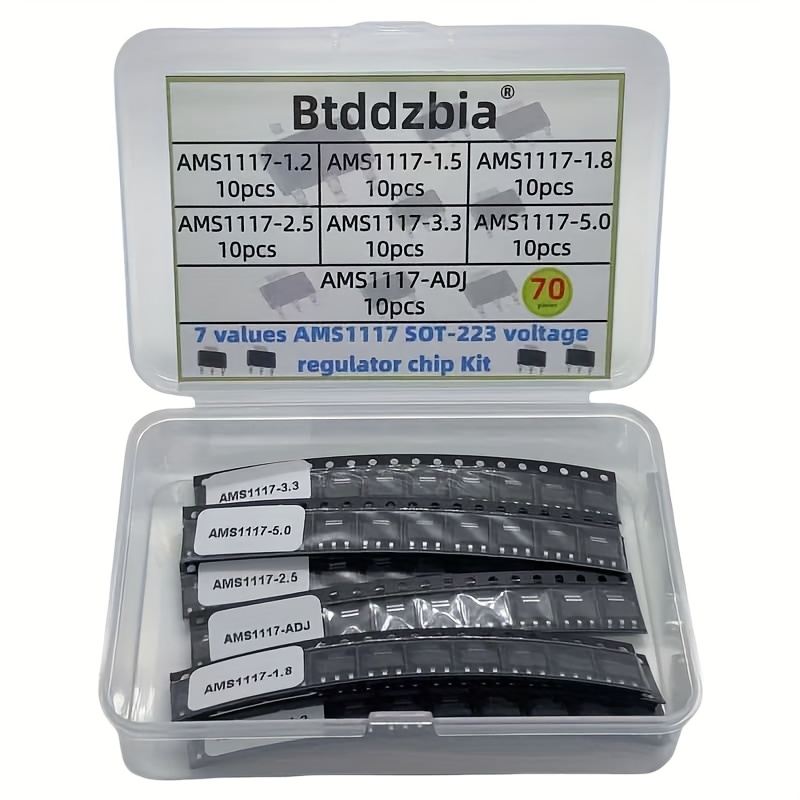 Ams1117 Module - 70 adet kit Voltaj Regülatörü Kiti