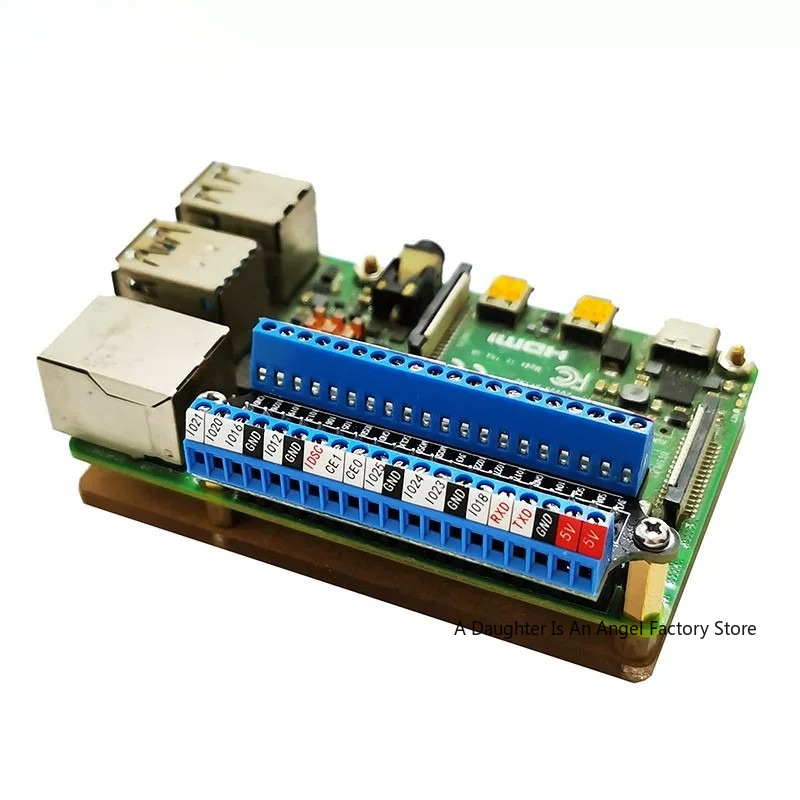 Screw Terminal Block - GPIO Vidalı Terminal Genişletme Kartı, 4B/3B+