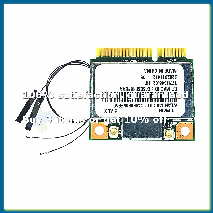 Antenna 2.4Ghz - AR5B22 AR9462 WiFi Kartı + Dahili