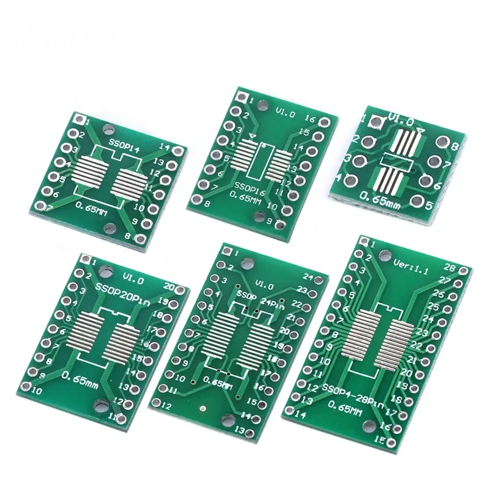 Pcb Prototyping Board - 10 adet evrensel SOP8/SSOP10/SOP14-SOP28 to DIP/SMD