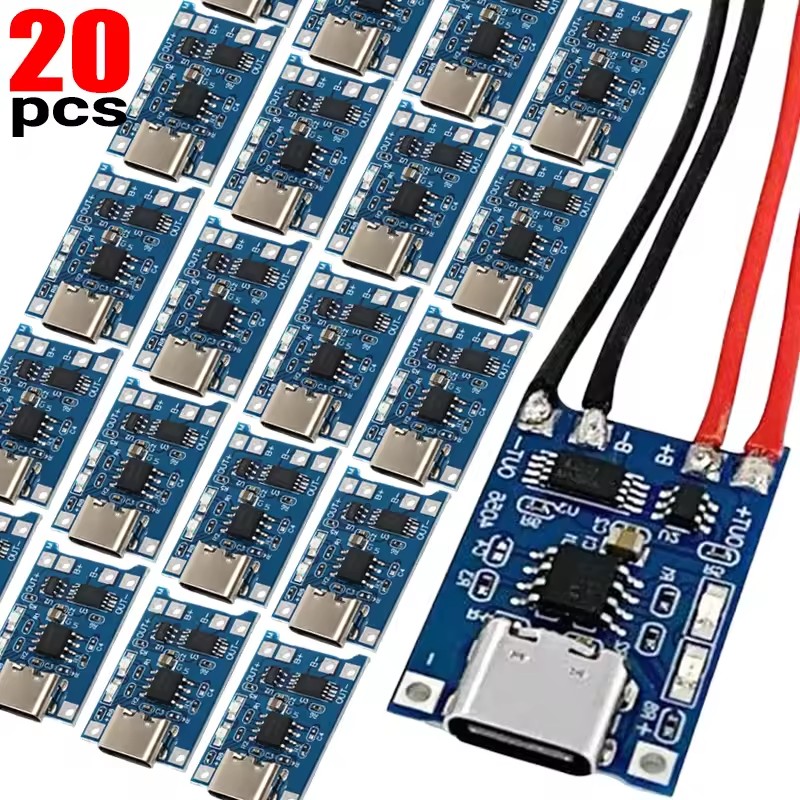 Tp4056 Module - 1-20 Adet Tip-C/Mikro/Mini USB 5V 1A