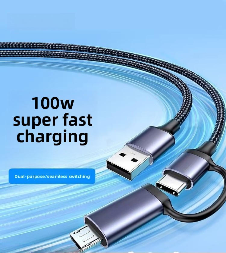 Micro Usb Cable - UGREEN US324 2'si 1 arada 6A