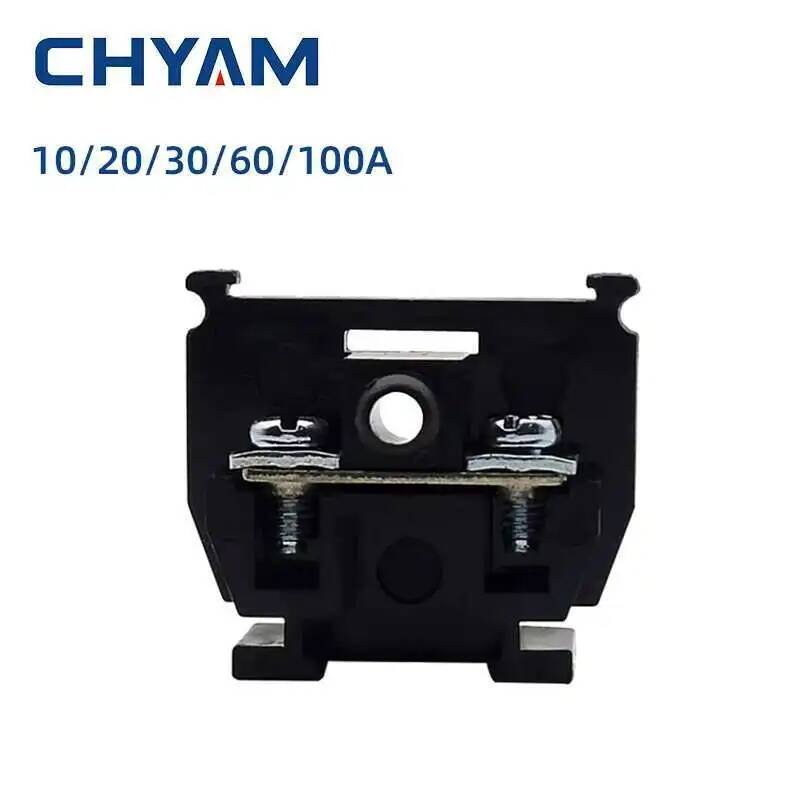Screw Terminal Block - Terminal Bloğu Siyah TBC 10/20/30/60/100A 600V