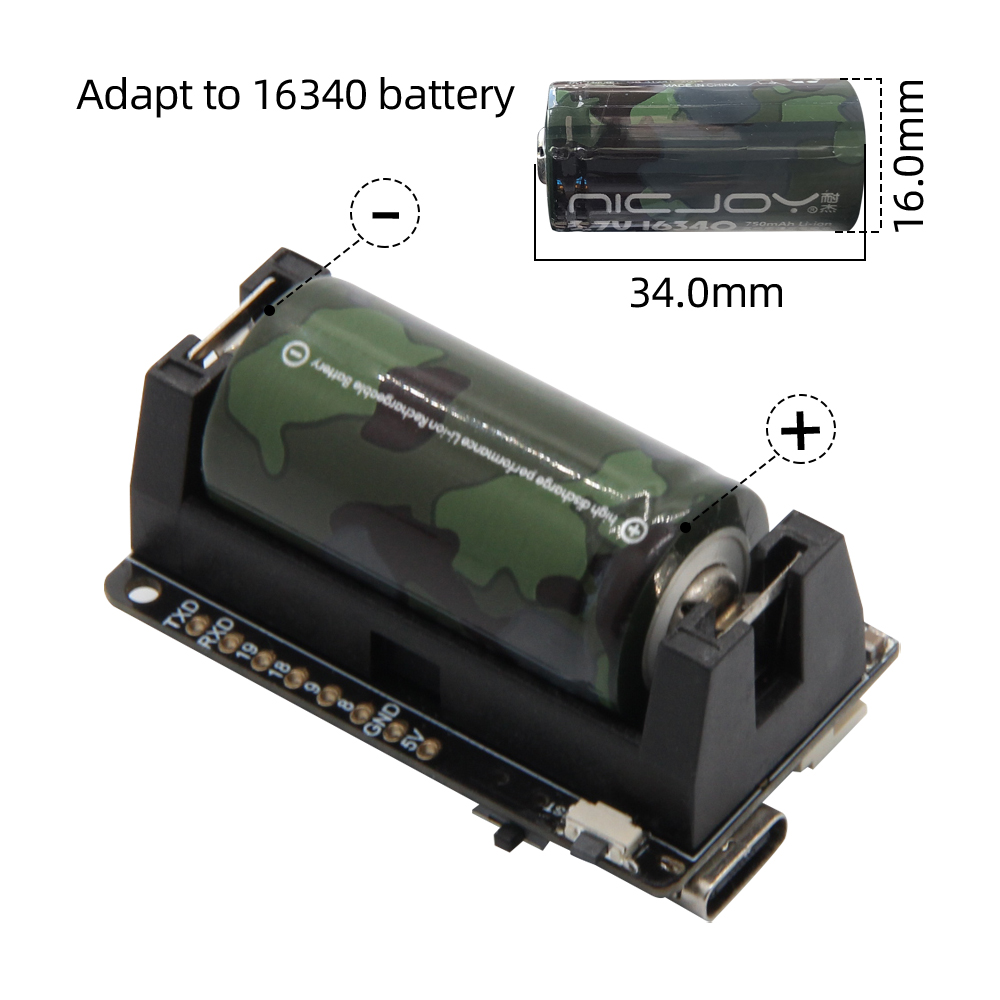 LILYGO® TTGO T-OI Plus ESP32-C - Esp32 Battery Holder Lipo incelemesi ve fiyatı