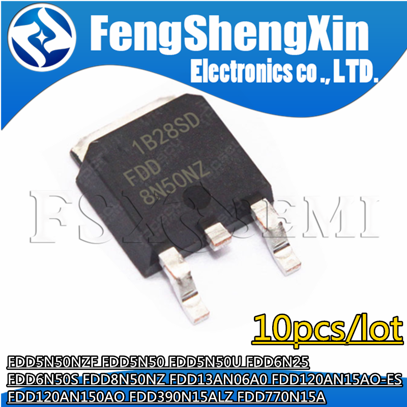 10 adet FDD5N50NZF FDD5N50 fdd - Perfboard incelemesi ve fiyatı