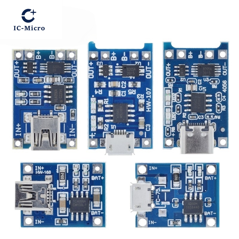 1/5 adet 5V 1A mikro/tip-c/Min - Tp4056 Module incelemesi ve fiyatı