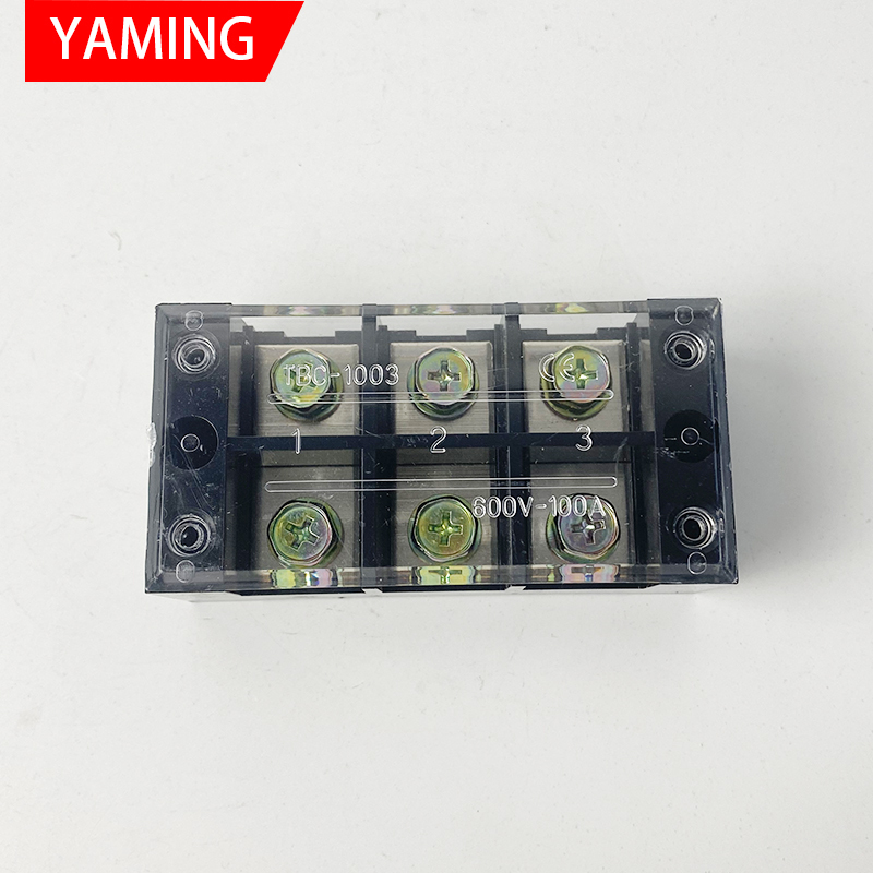 2 adet TBC-1003 100A 3P 600V 6 - Screw Terminal Block incelemesi ve fiyatı