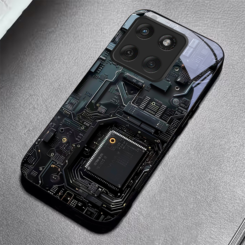 Devre Kartı Desenli Siyah Cam  - Proto Board incelemesi ve fiyatı