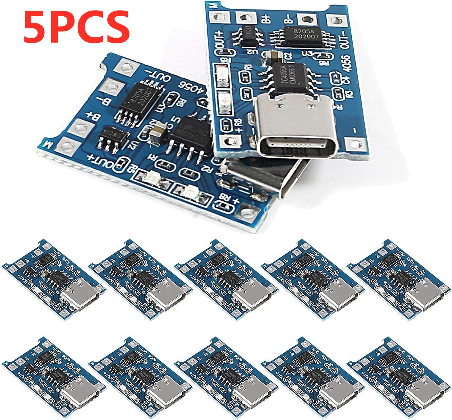 2/5 adet tip-c mikro Mini 5V1A - Tp4056 Module incelemesi ve fiyatı