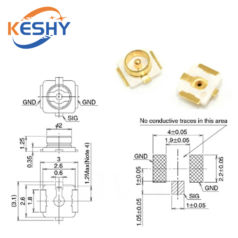 10 adet U.FL-R-SMT U.FL IPEX/I - Ipex Connector incelemesi ve fiyatı